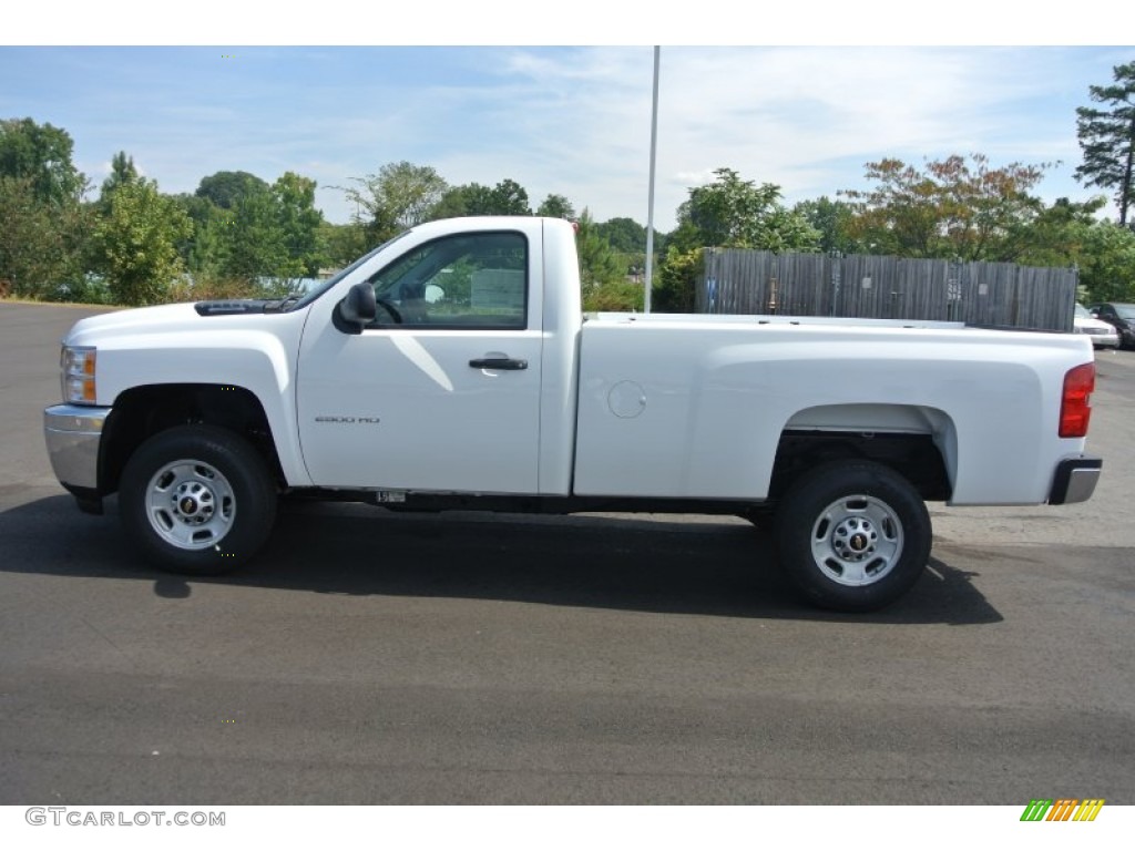 Summit White 2014 Chevrolet Silverado 2500HD WT Regular Cab Exterior Photo #85800679