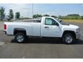 Summit White - Silverado 2500HD WT Regular Cab Photo No. 6