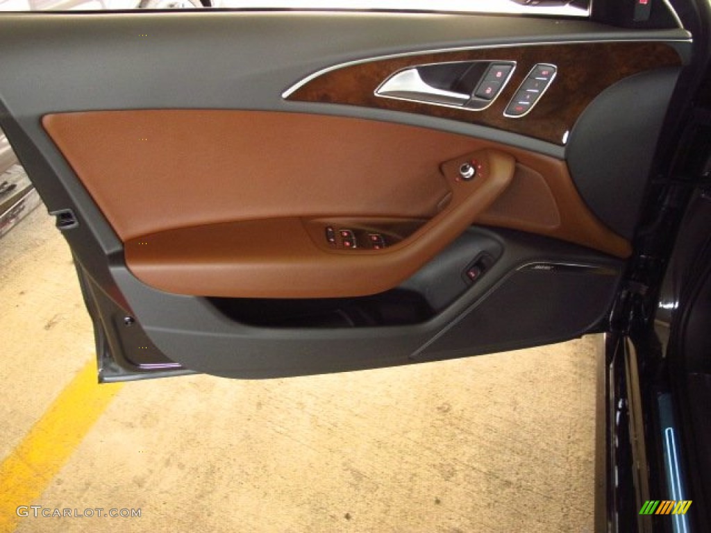 2014 A6 3.0T quattro Sedan - Oolong Gray Metallic / Nougat Brown photo #11