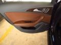 Nougat Brown 2014 Audi A6 3.0T quattro Sedan Door Panel