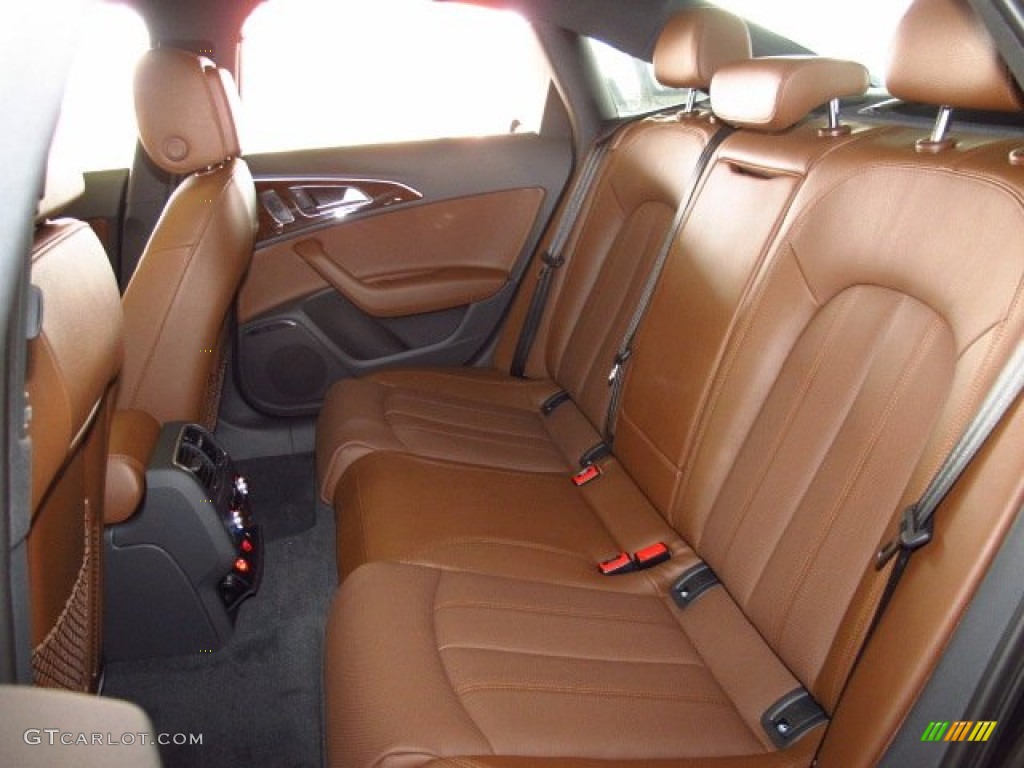 2014 A6 3.0T quattro Sedan - Oolong Gray Metallic / Nougat Brown photo #14