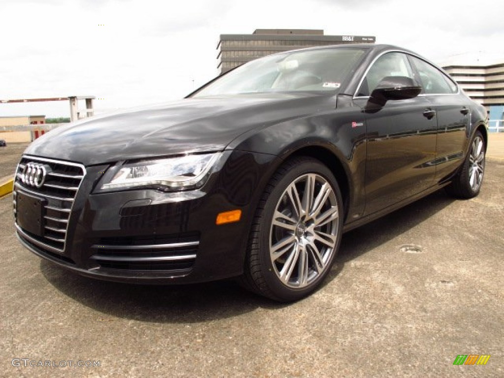 Havanna Black Metallic 2014 Audi A7 3.0T quattro Premium Plus Exterior Photo #85801132