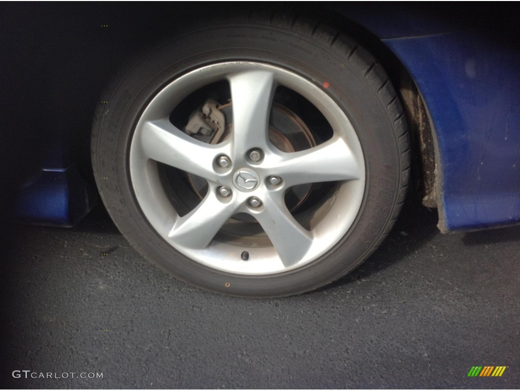 2004 MAZDA6 s Sedan - Lapis Blue Metallic / Beige photo #5