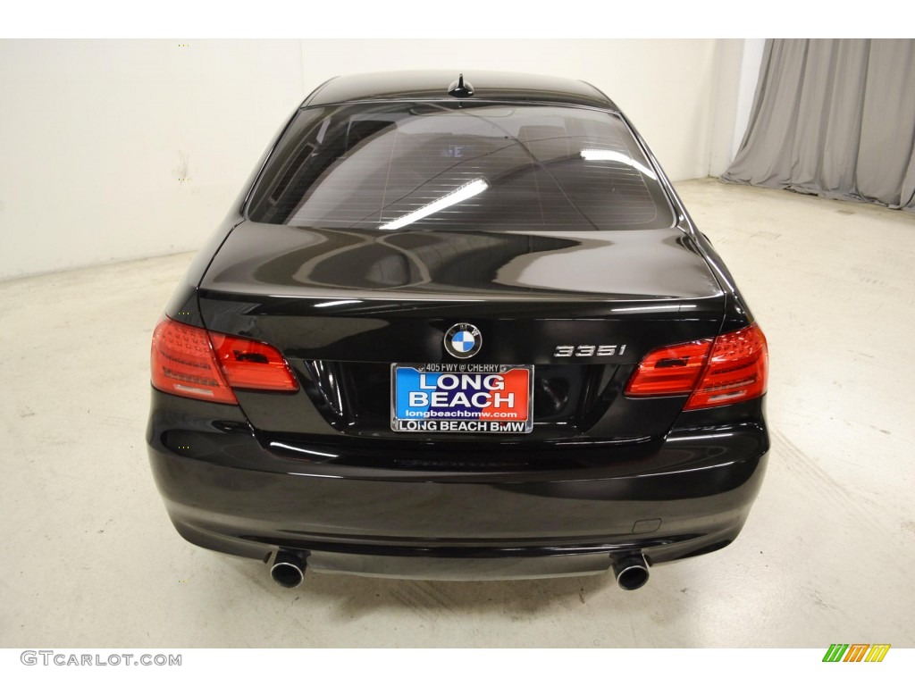 2011 3 Series 335i Coupe - Jet Black / Cream Beige photo #6