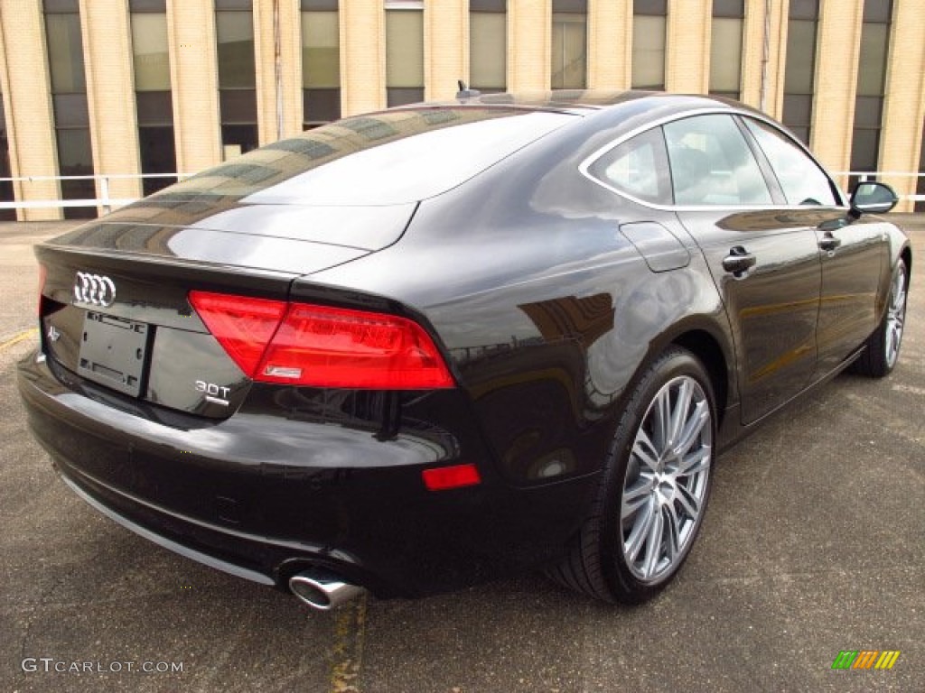 Havanna Black Metallic 2014 Audi A7 3.0T quattro Premium Plus Exterior Photo #85801444