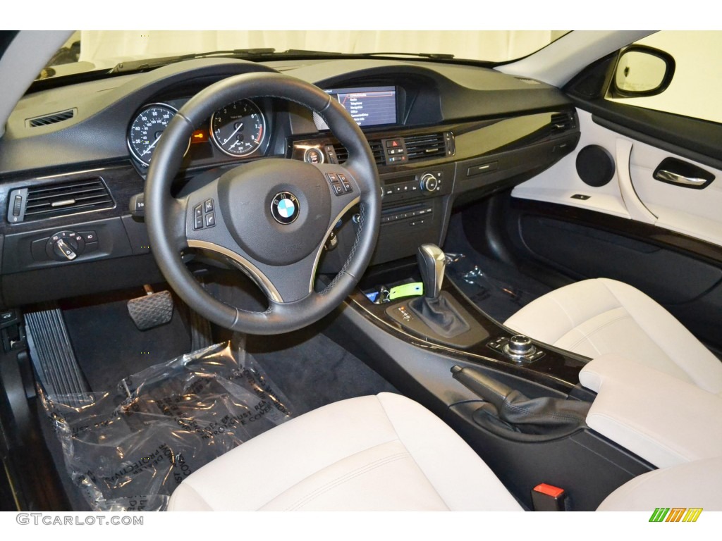 2011 3 Series 335i Coupe - Jet Black / Cream Beige photo #11