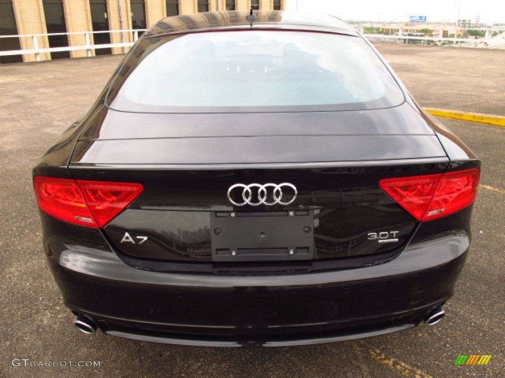 Havanna Black Metallic 2014 Audi A7 3.0T quattro Premium Plus Exterior Photo #85801459