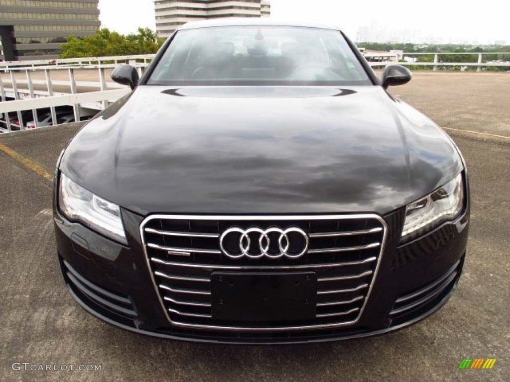 Havanna Black Metallic 2014 Audi A7 3.0T quattro Premium Plus Exterior Photo #85801492