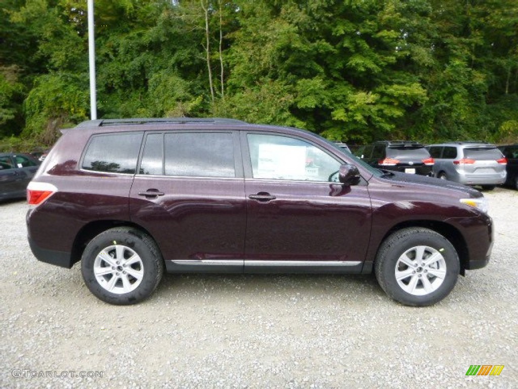 2013 Highlander SE 4WD - Sizzling Crimson Mica / Ash photo #2