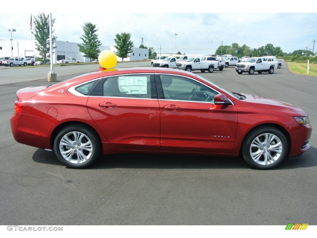 2014 Impala LT - Red Rock Metallic / Jet Black/Dark Titanium photo #6