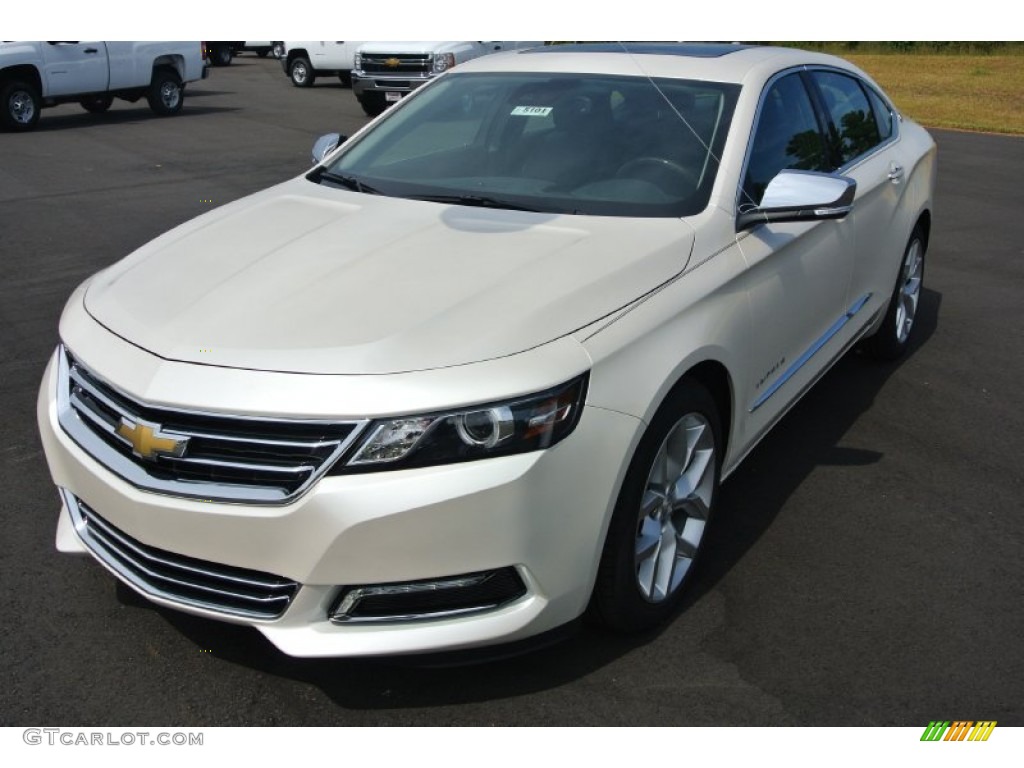 2014 Impala LTZ - White Diamond Tricoat / Jet Black/Mojave photo #2