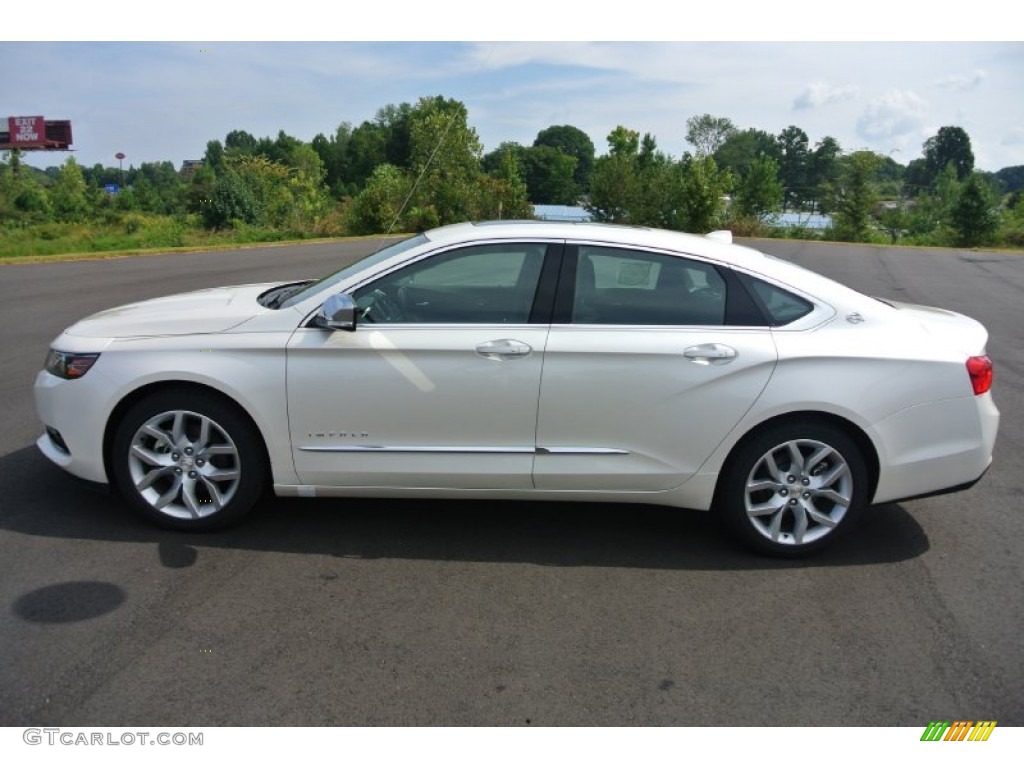 2014 Impala LTZ - White Diamond Tricoat / Jet Black/Mojave photo #3