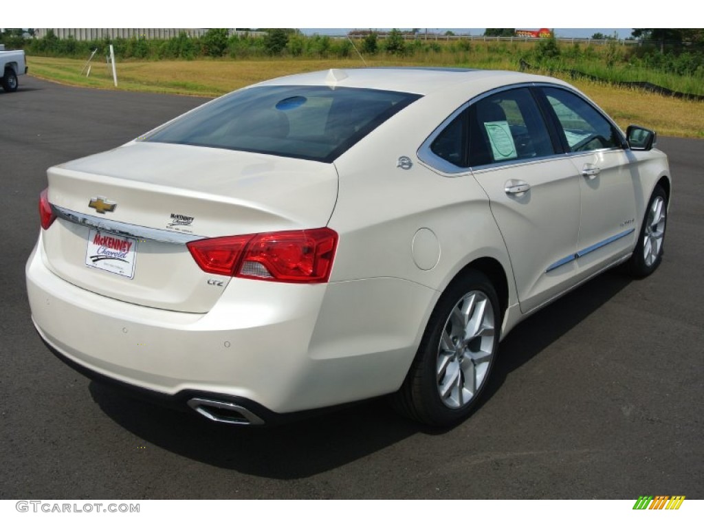 2014 Impala LTZ - White Diamond Tricoat / Jet Black/Mojave photo #5