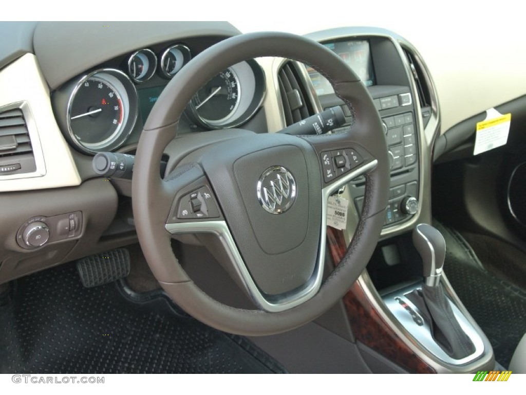 2014 Buick Verano Standard Verano Model Cashmere Steering Wheel Photo #85802299