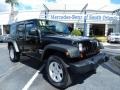 Black 2012 Jeep Wrangler Unlimited Sport S 4x4