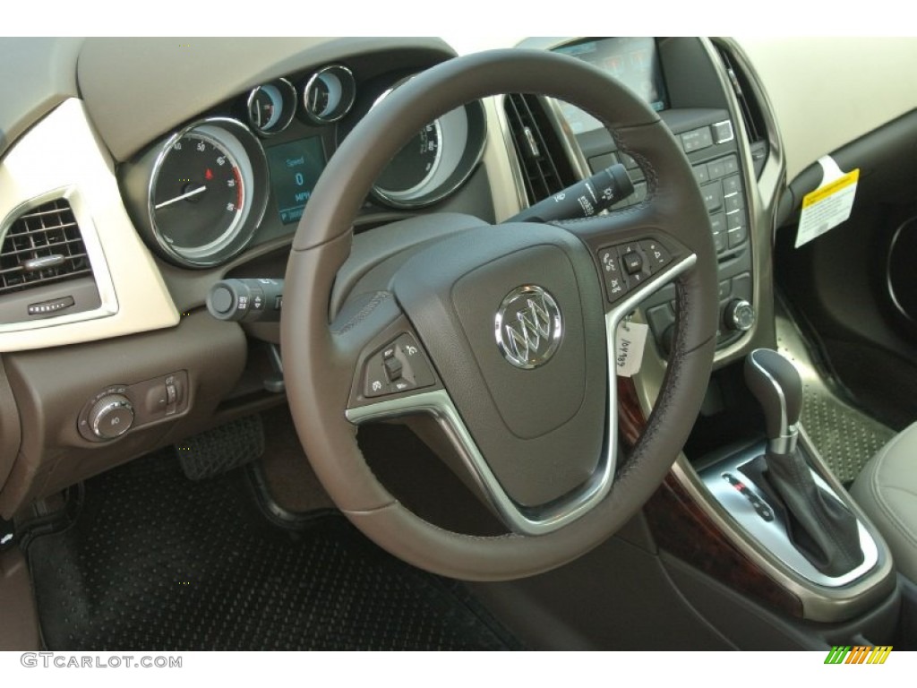 2014 Buick Verano Standard Verano Model Cashmere Steering Wheel Photo #85802824