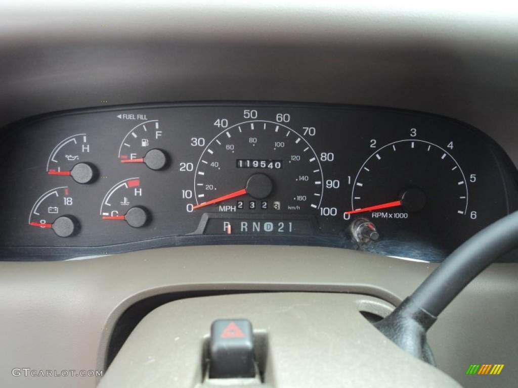 2001 Ford F250 Super Duty Lariat Super Crew 4x4 Gauges Photo #85803043
