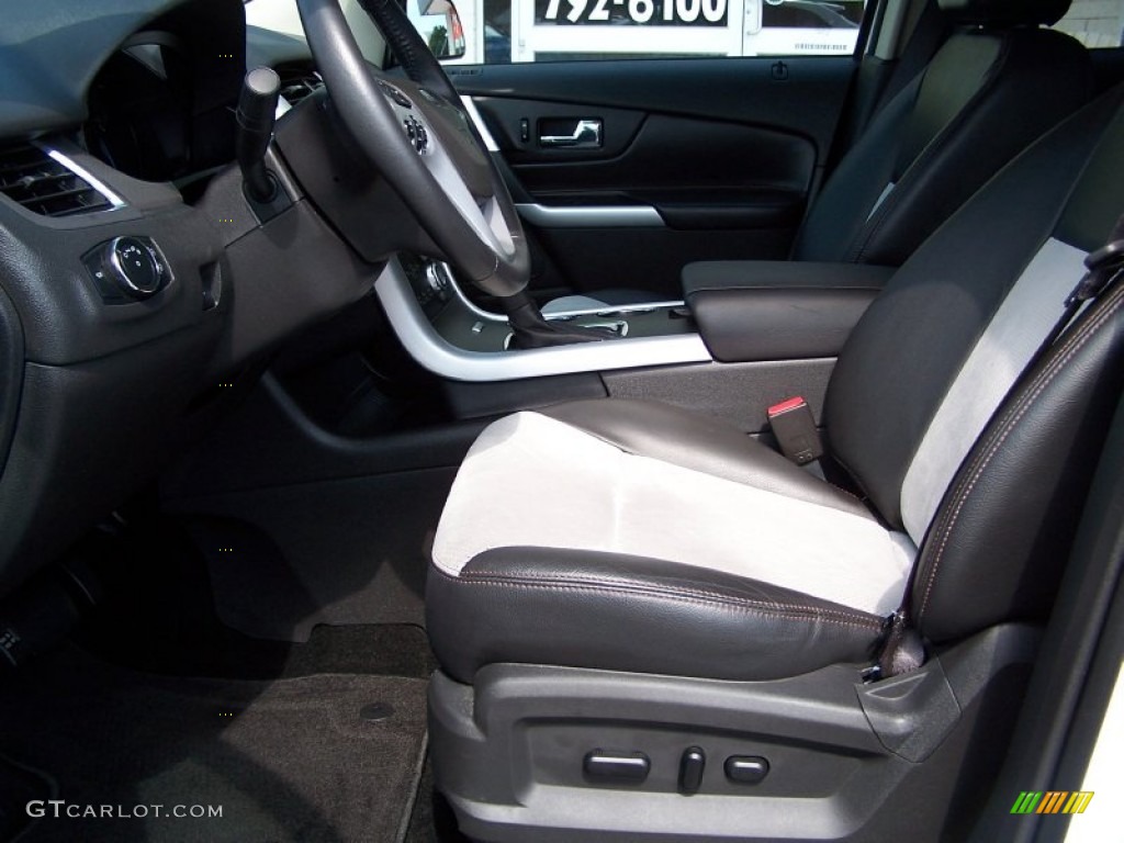 2013 Edge SEL - White Suede / SEL Appearance Charcoal Black/Gray Alcantara photo #10