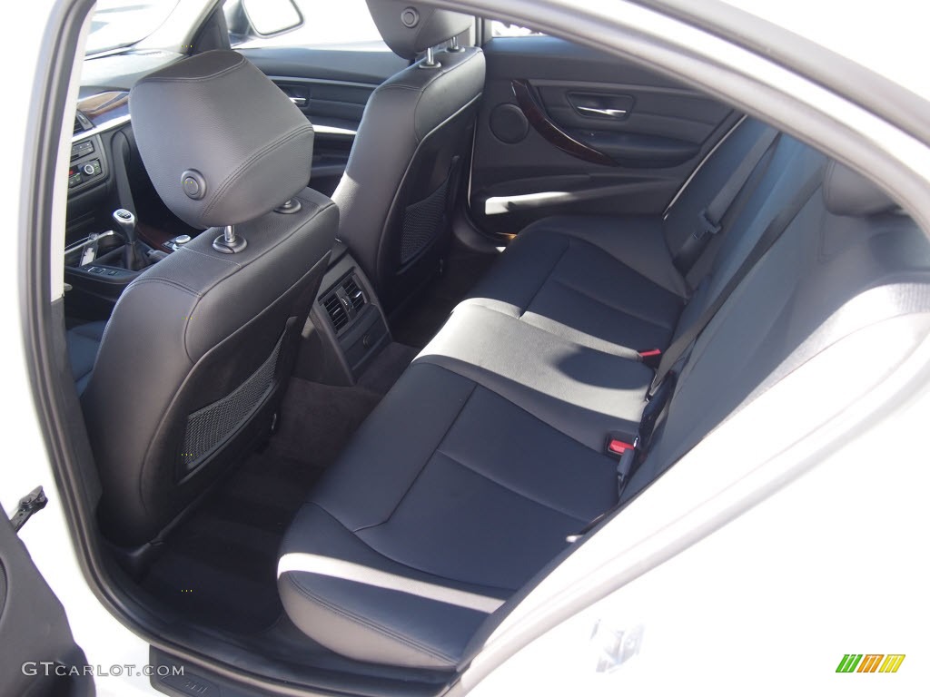 Black Interior 2013 BMW 3 Series 335i Sedan Photo #85805602