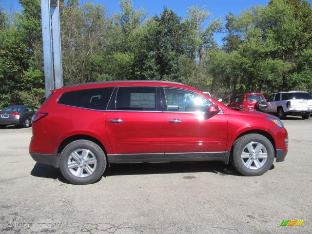 Crystal Red Tintcoat 2014 Chevrolet Traverse LT AWD Exterior Photo #85805716