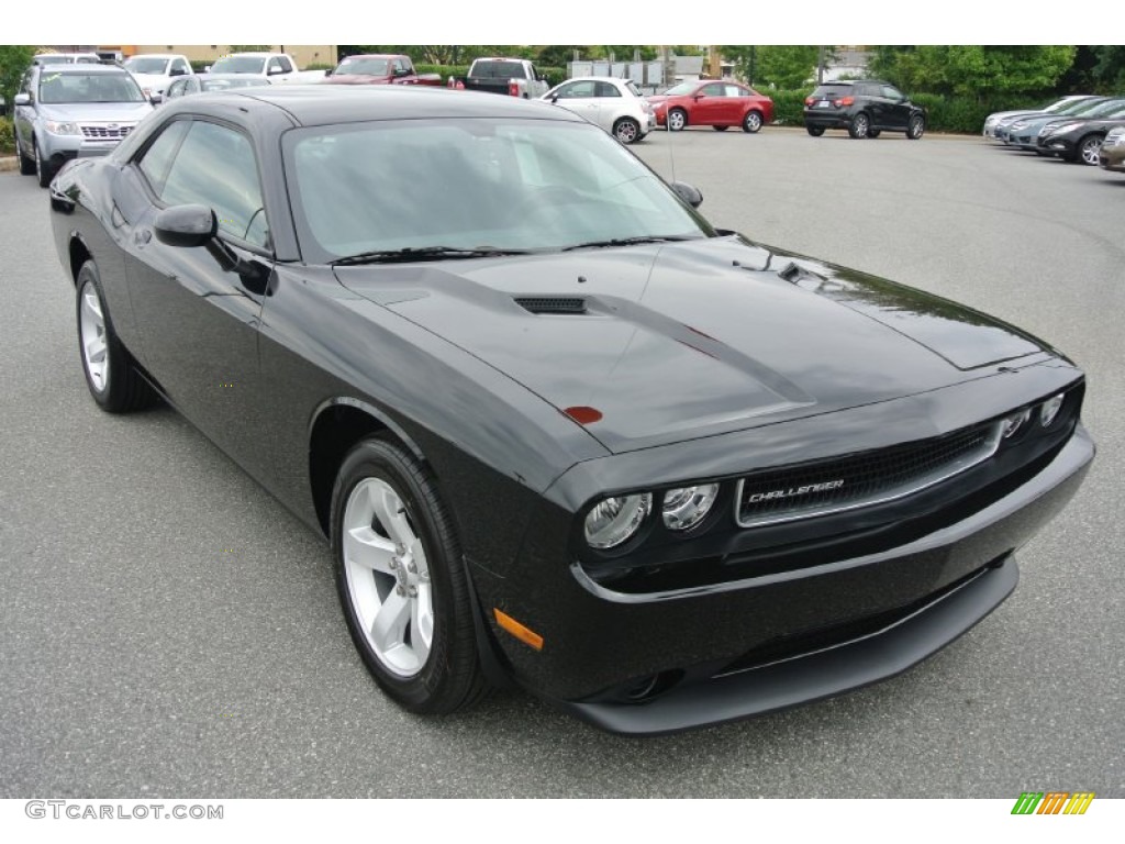 2014 Challenger SXT - Black / Dark Slate Gray photo #2