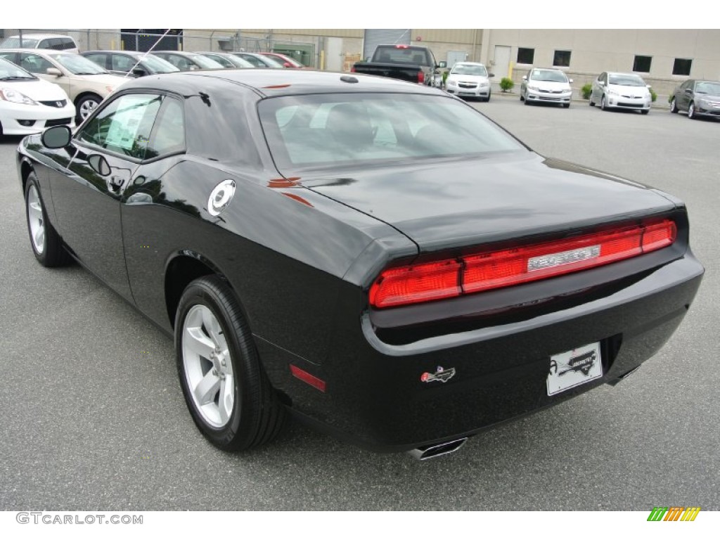 2014 Challenger SXT - Black / Dark Slate Gray photo #5