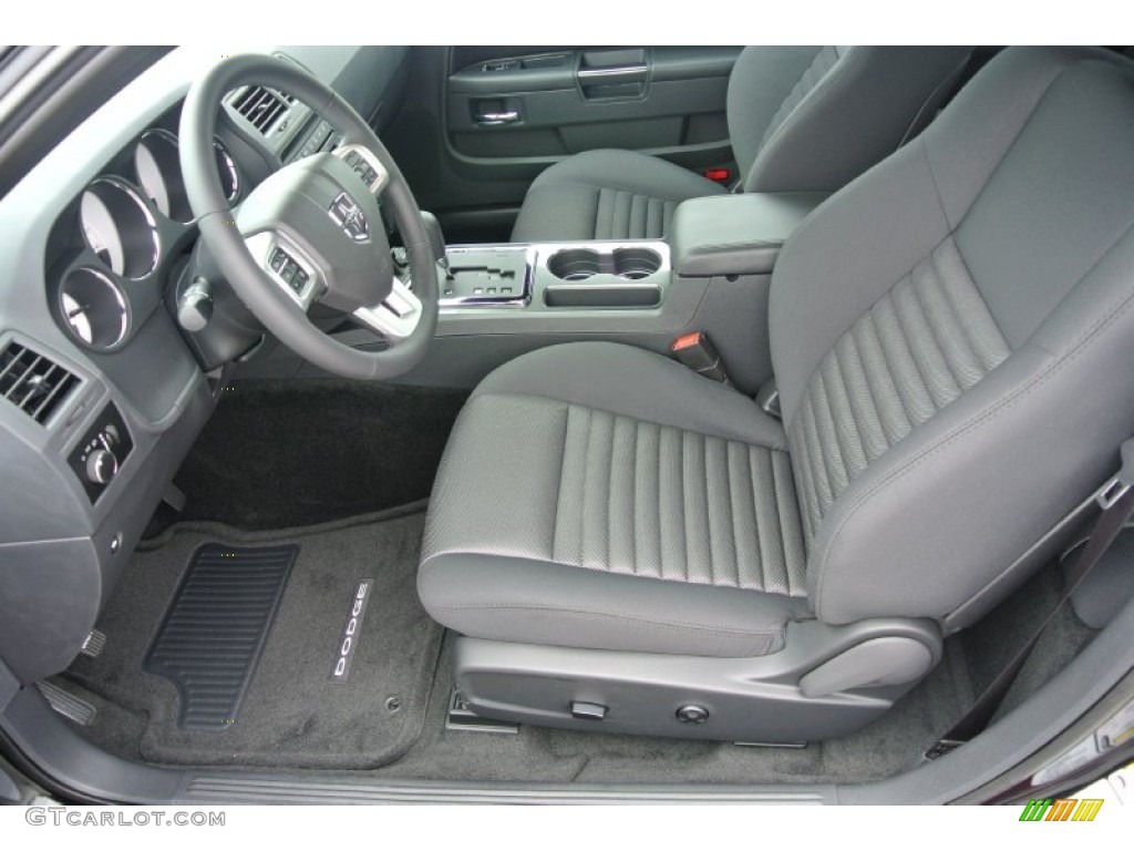 2014 Challenger SXT - Black / Dark Slate Gray photo #7