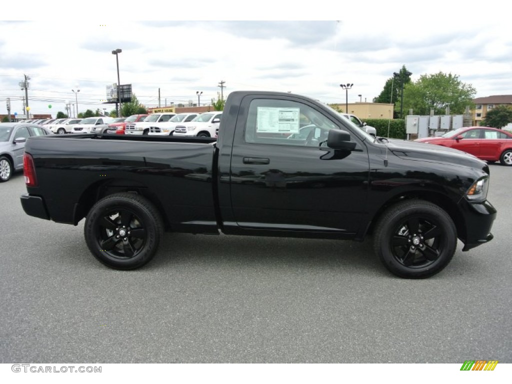 Black 2014 Ram 1500 Express Regular Cab Exterior Photo #85807615