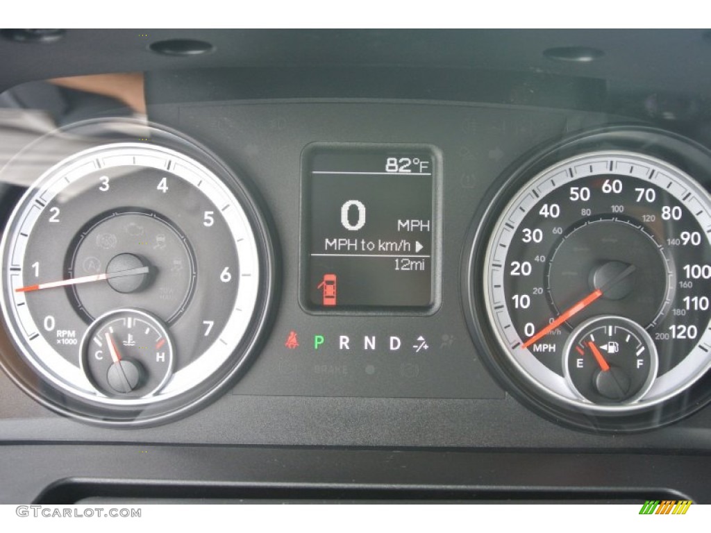 2014 Ram 1500 Express Regular Cab Gauges Photo #85807909