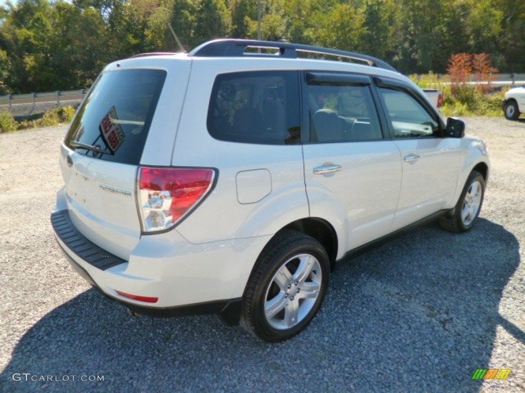 2010 Forester 2.5 X Premium - Satin White Pearl / Platinum photo #6