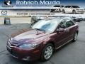 2006 Dark Cherry Metallic Mazda MAZDA6 i Sport Sedan #85804154