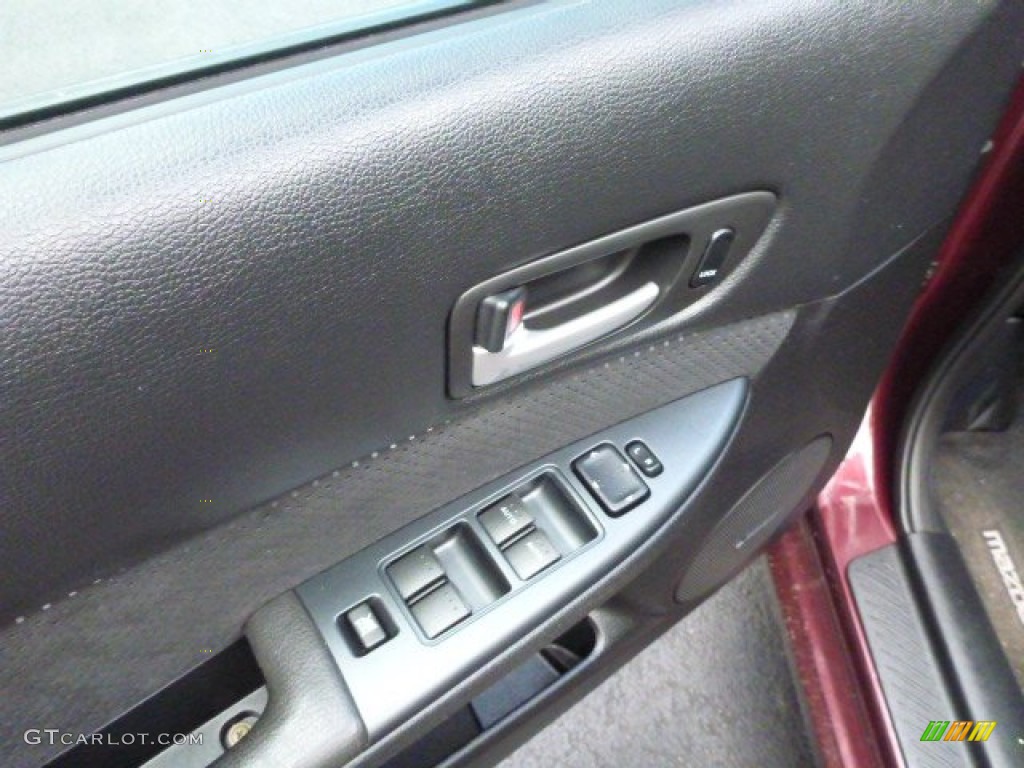 2006 MAZDA6 i Sport Sedan - Dark Cherry Metallic / Black photo #16