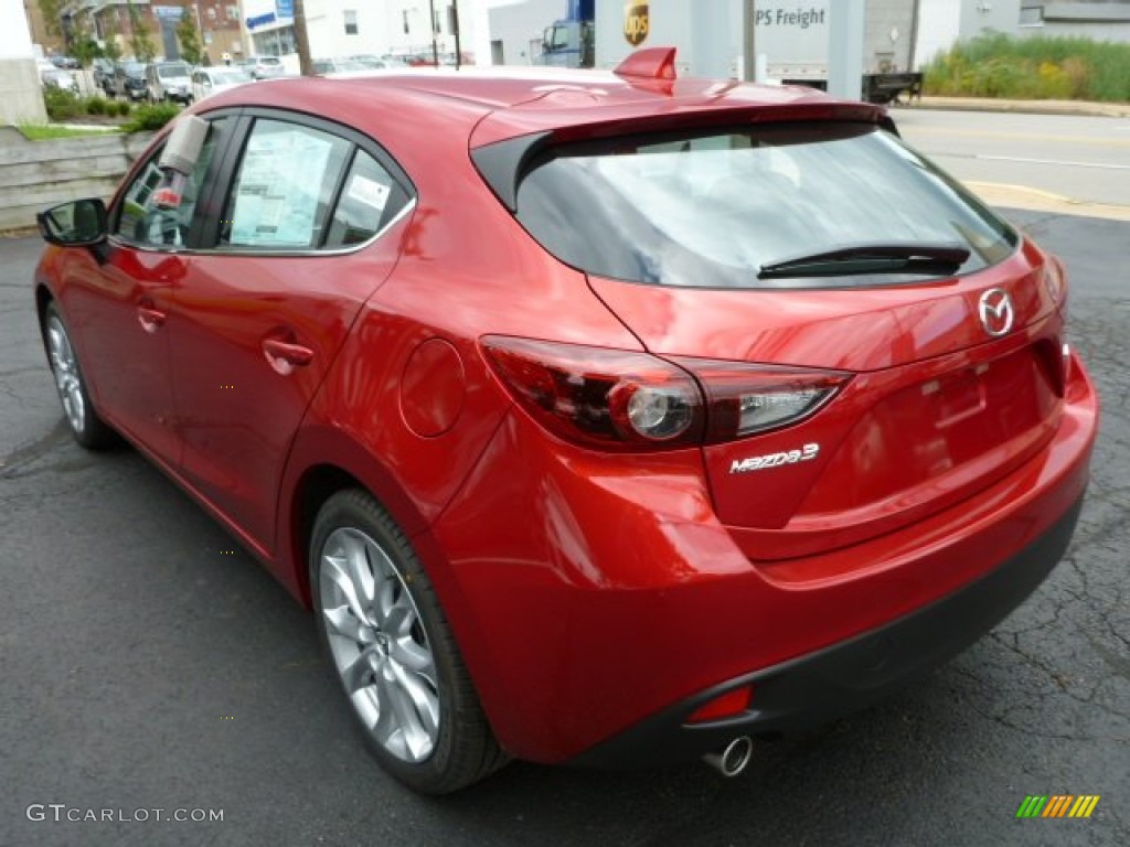 Soul Red Metallic 2014 Mazda MAZDA3 s Grand Touring 5 Door Exterior Photo #85810234