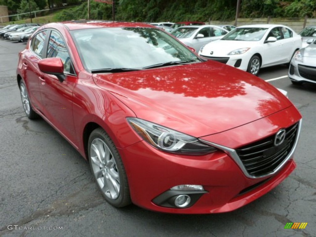 Soul Red Metallic 2014 Mazda MAZDA3 s Grand Touring 5 Door Exterior Photo #85810327