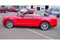2011 Race Red Ford Mustang V6 Premium Convertible  photo #8