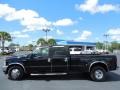 2002 Black Ford F350 Super Duty XLT Crew Cab Dually  photo #2