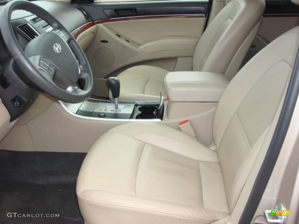 Beige Interior 2009 Hyundai Veracruz Limited Photo #85811671