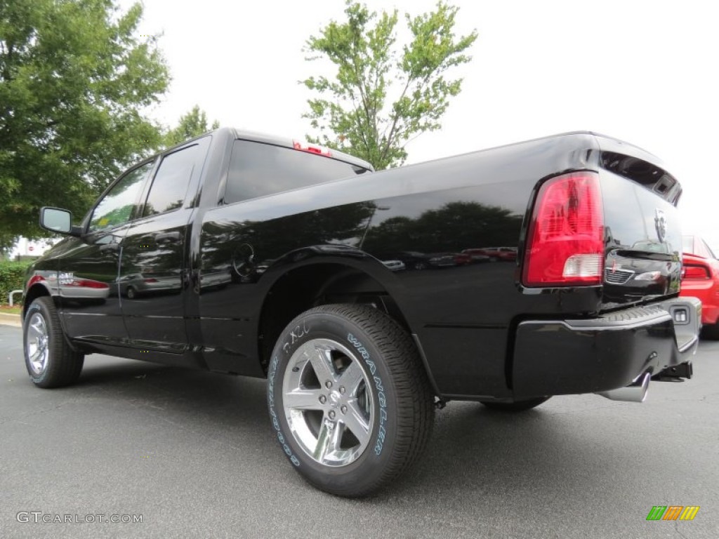 Black 2014 Ram 1500 Express Quad Cab Exterior Photo #85811692