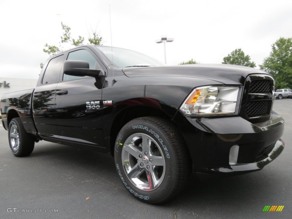 Black 2014 Ram 1500 Express Quad Cab Exterior Photo #85811737