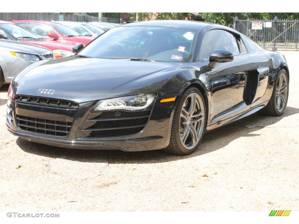 Phantom Black Pearl Effect 2012 Audi R8 5.2 FSI quattro Exterior Photo #85811770