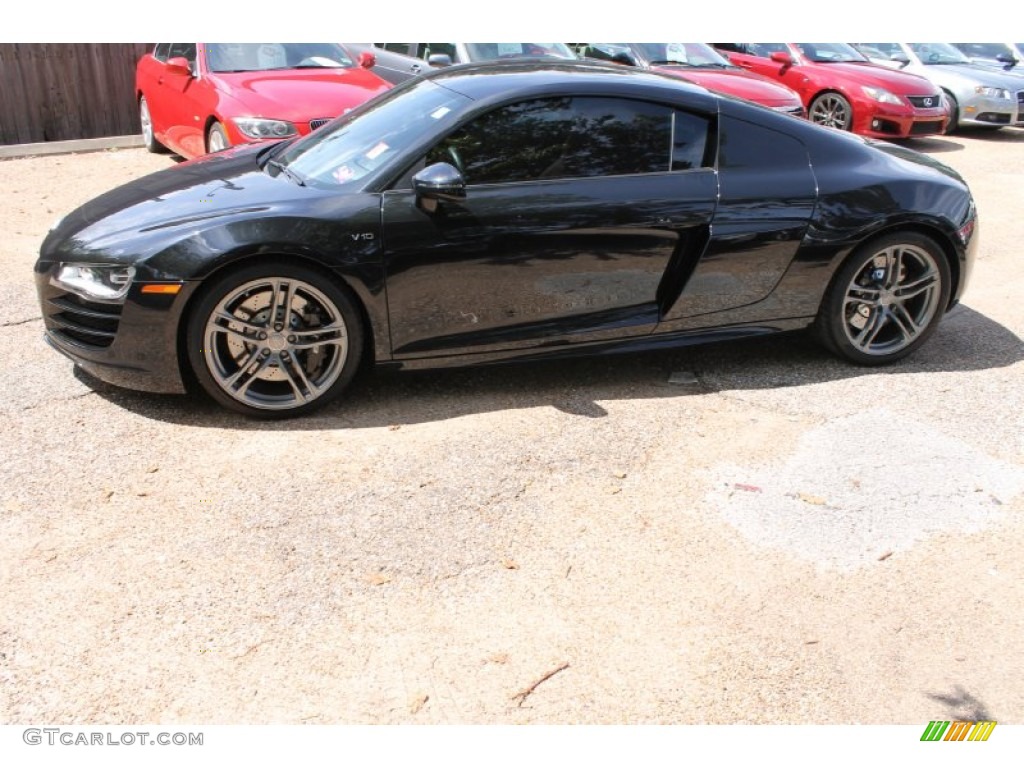 Phantom Black Pearl Effect 2012 Audi R8 5.2 FSI quattro Exterior Photo #85811827