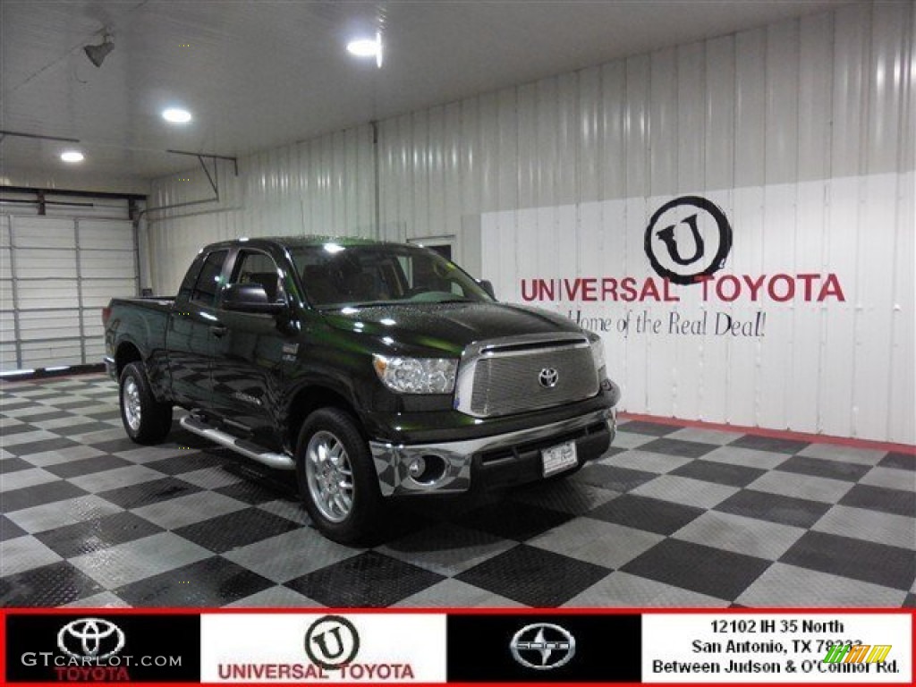 2011 Tundra Texas Edition Double Cab - Spruce Green Mica / Sand Beige photo #1