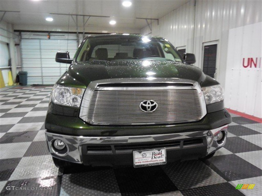 2011 Tundra Texas Edition Double Cab - Spruce Green Mica / Sand Beige photo #2