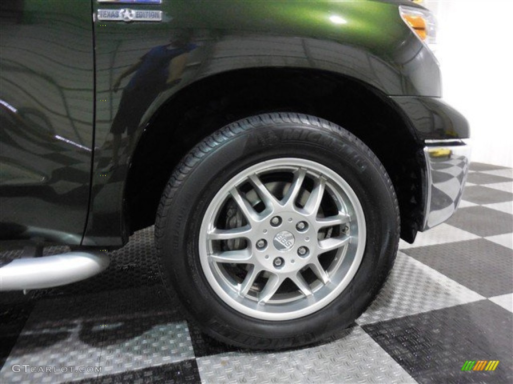 2011 Tundra Texas Edition Double Cab - Spruce Green Mica / Sand Beige photo #8