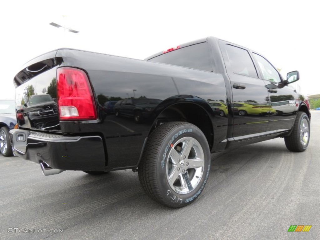 Black 2014 Ram 1500 Express Crew Cab Exterior Photo #85812012
