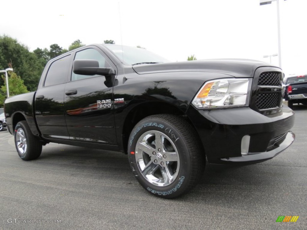 Black 2014 Ram 1500 Express Crew Cab Exterior Photo #85812037