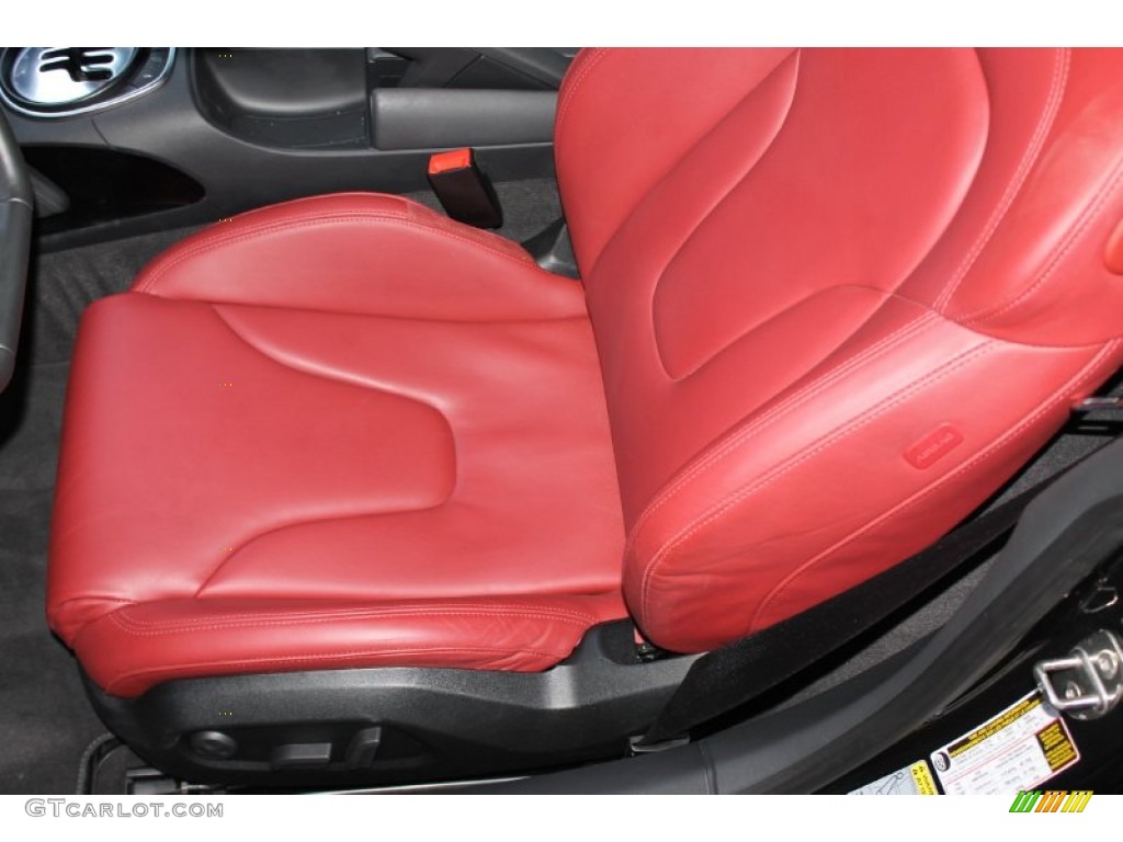 Red Interior 2012 Audi R8 5.2 FSI quattro Photo #85812055