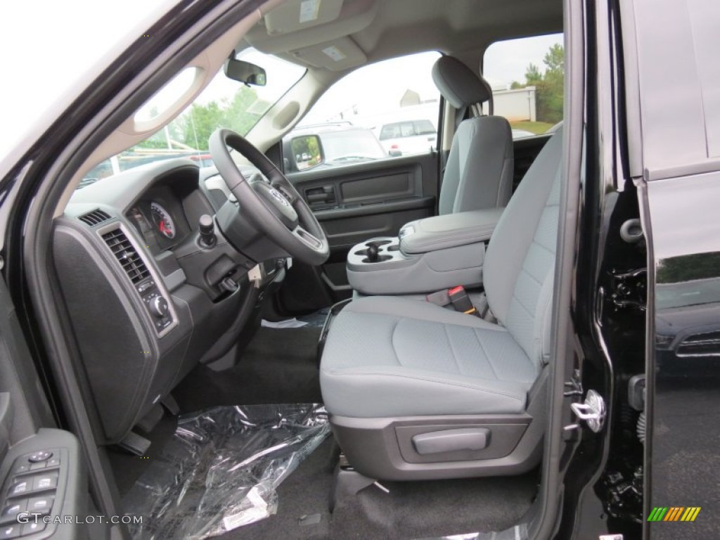 Black/Diesel Gray Interior 2014 Ram 1500 Express Crew Cab Photo #85812109