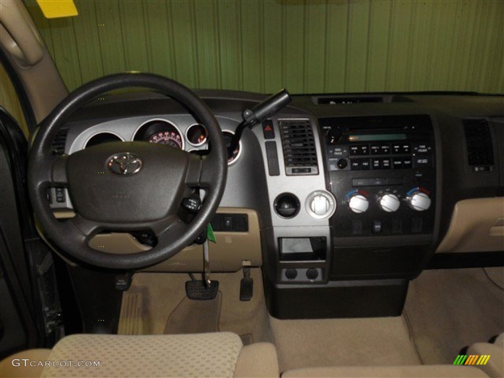 2011 Tundra Texas Edition Double Cab - Spruce Green Mica / Sand Beige photo #13