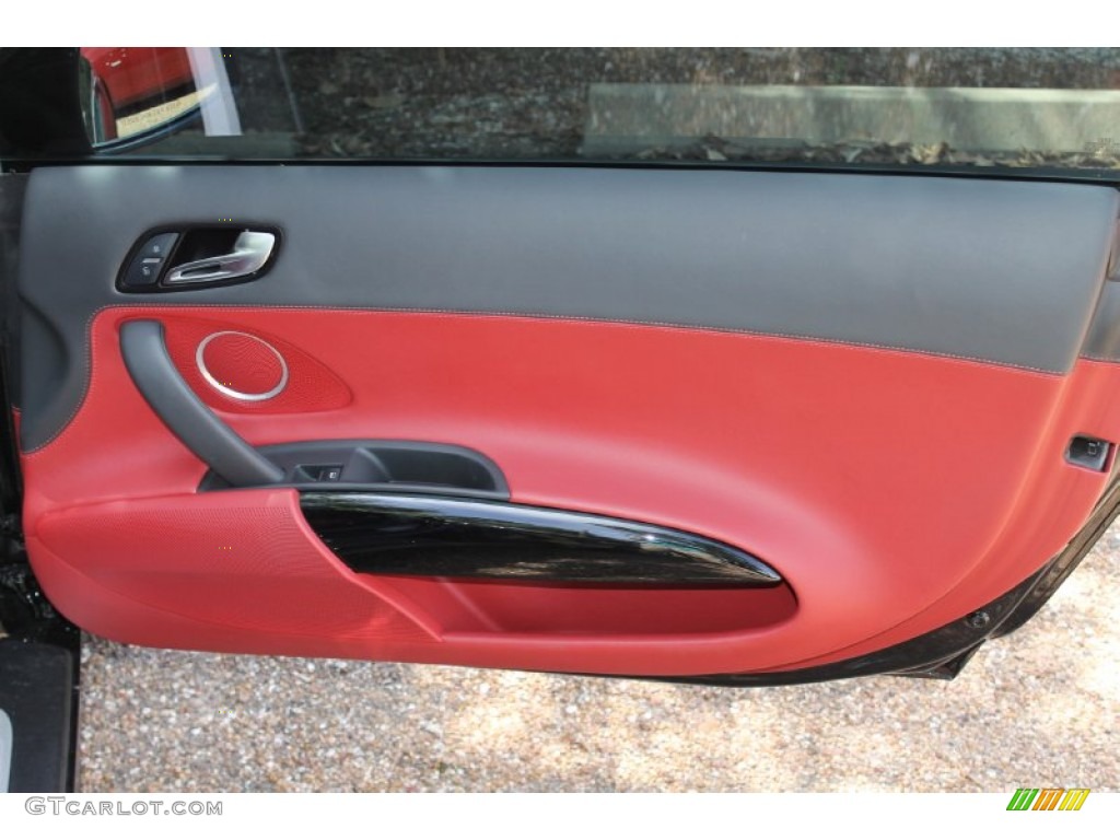 2012 Audi R8 5.2 FSI quattro Red Door Panel Photo #85812385